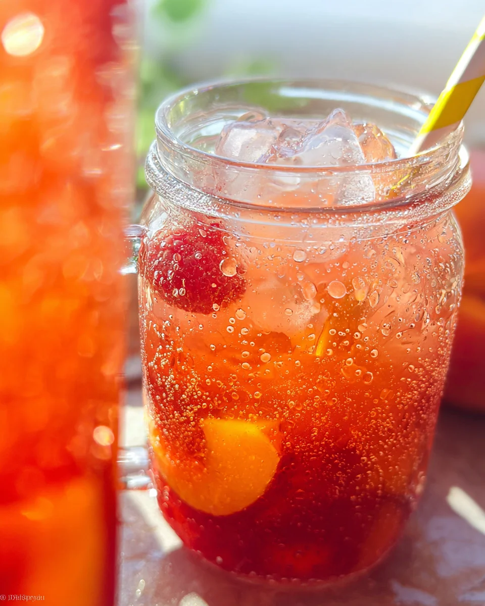 Bellini Peach Raspberry Iced Tea 15 Bellini