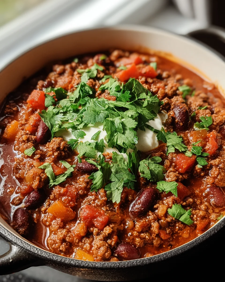 Best Ground Beef Stovetop Chili