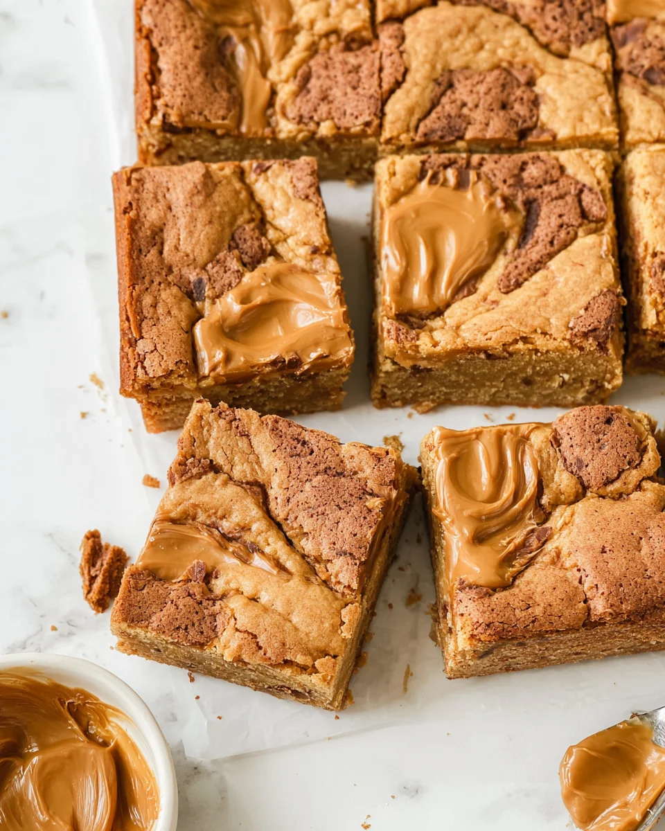 Biscoff Blondies