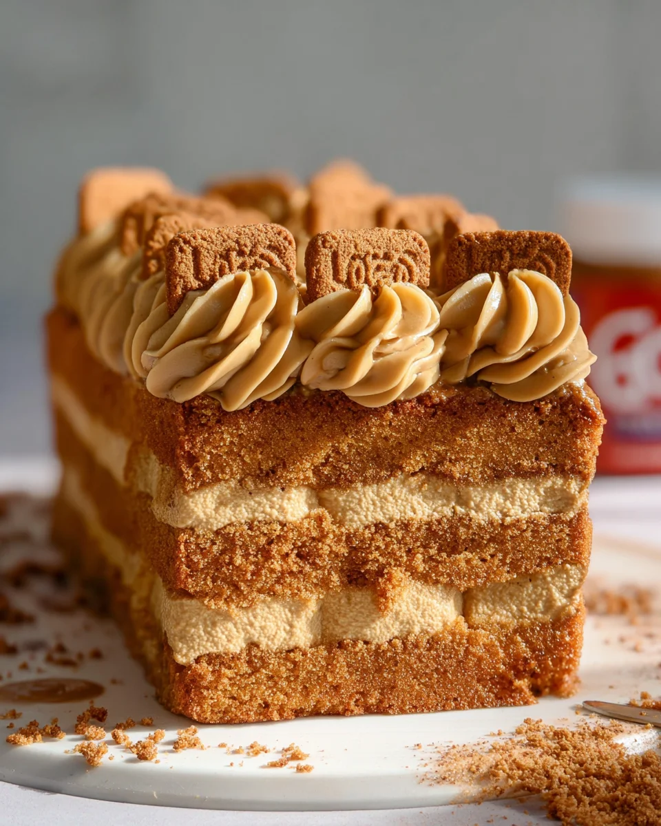 Biscoff Loaf Cake