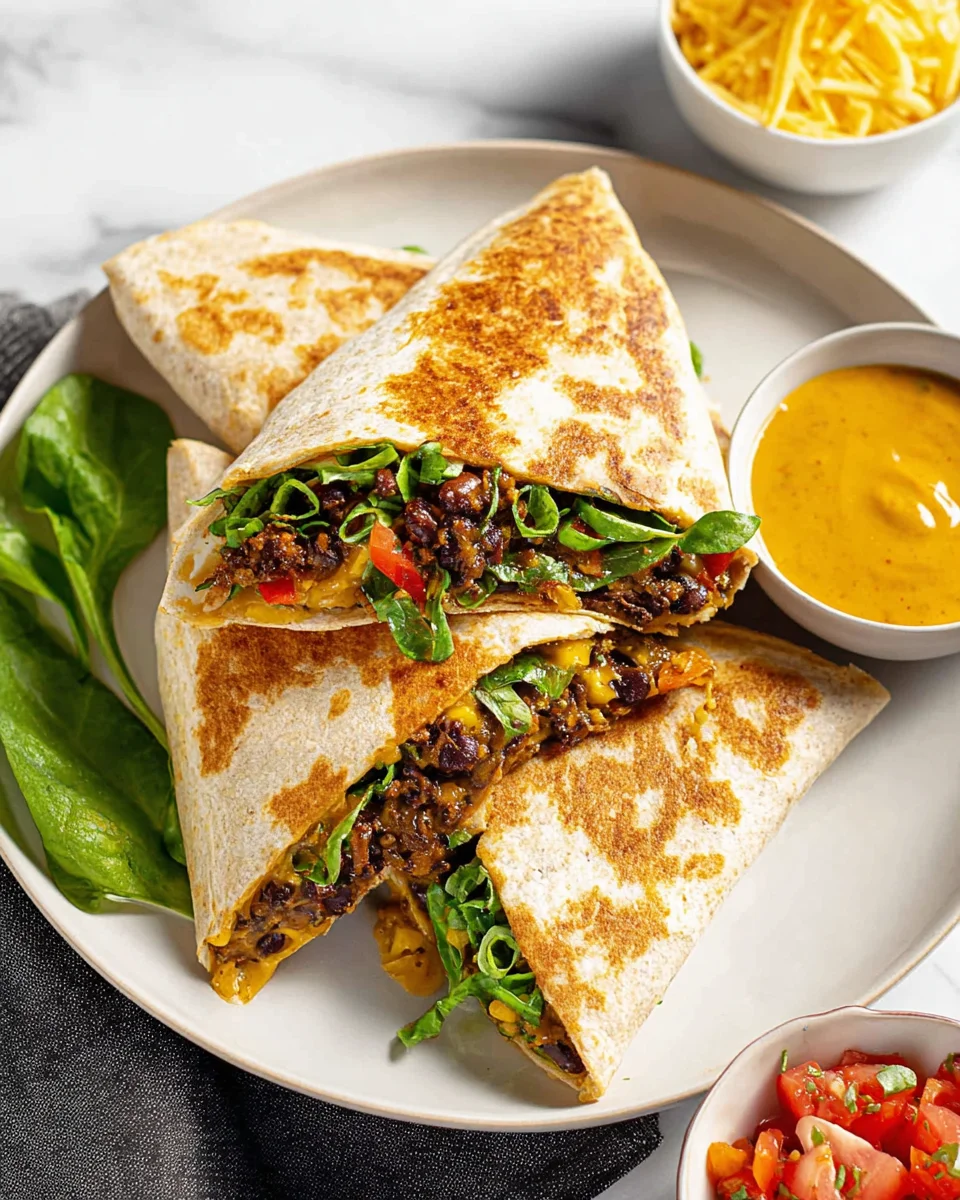 Black Bean Crunch Wrap 30 Black