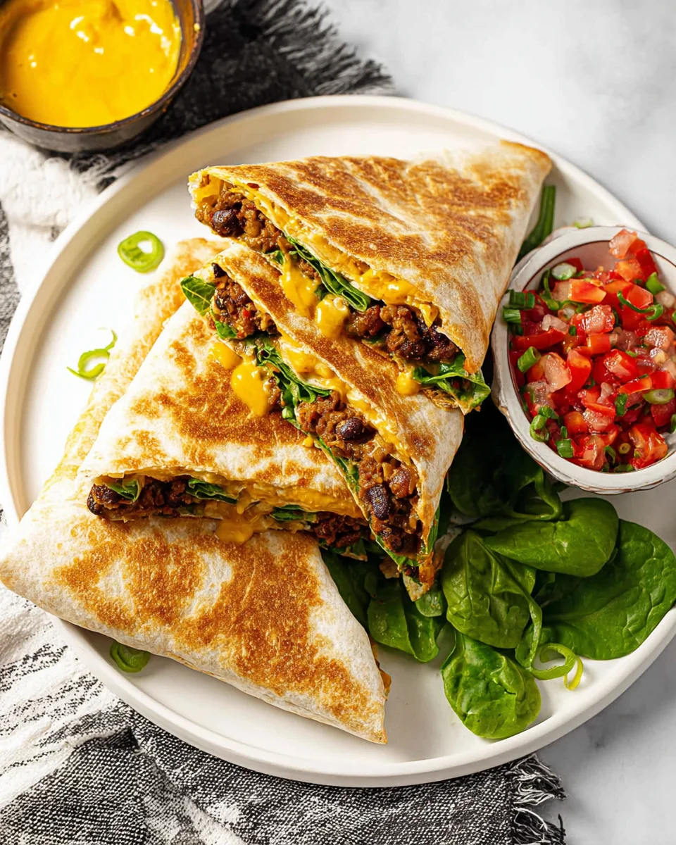 Black Bean Crunch Wrap 31 Black