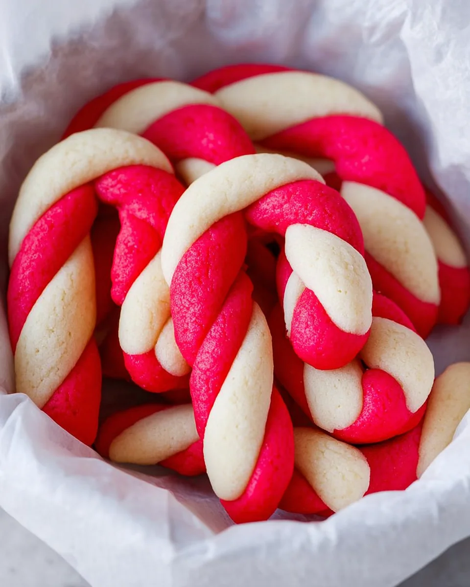 Candy Cane Cookies Recipe