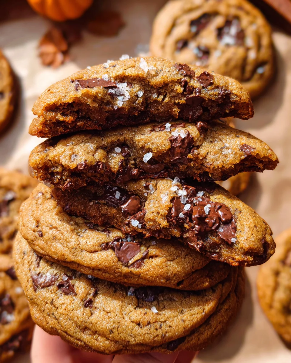 Chewy Pumpkin Chocolate Chip Cookies 24 Chewy