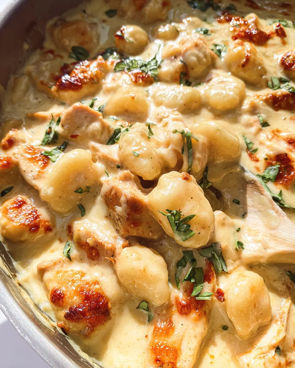 Chicken Alfredo Gnocchi