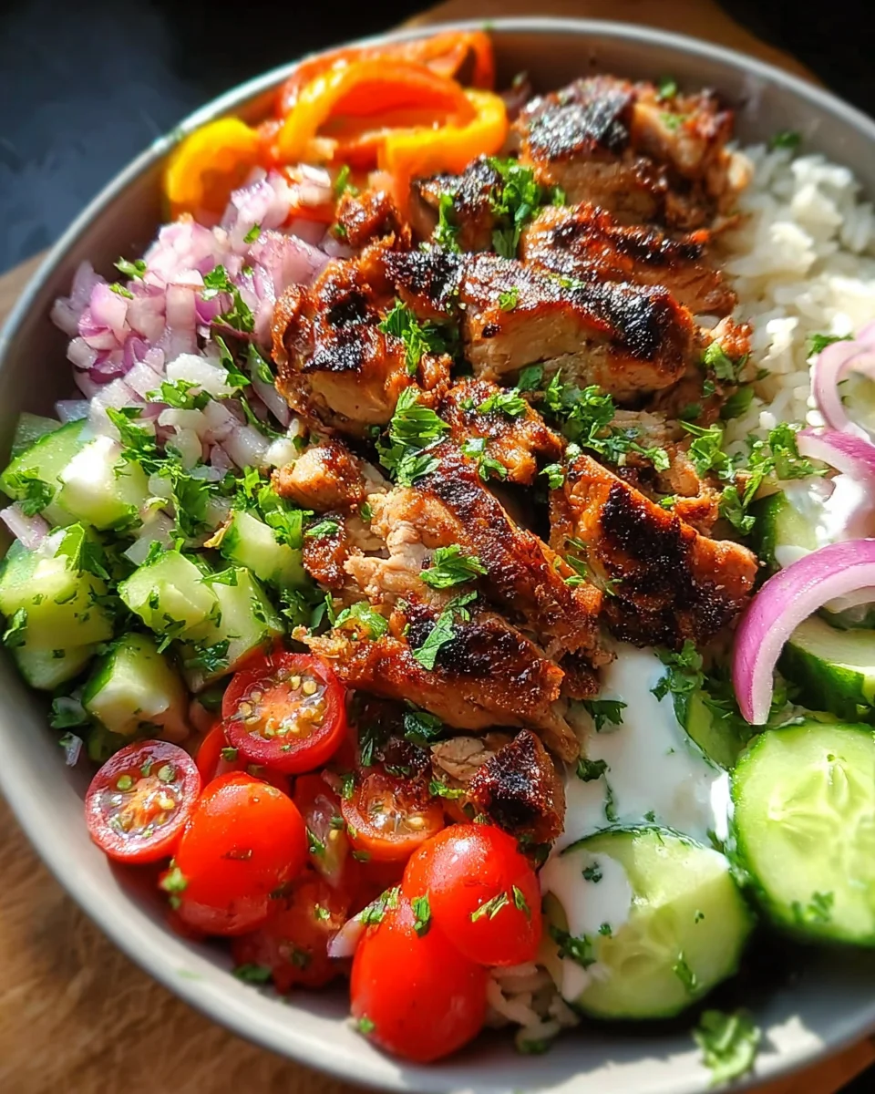 Chicken Shawarma Bowl Recipe