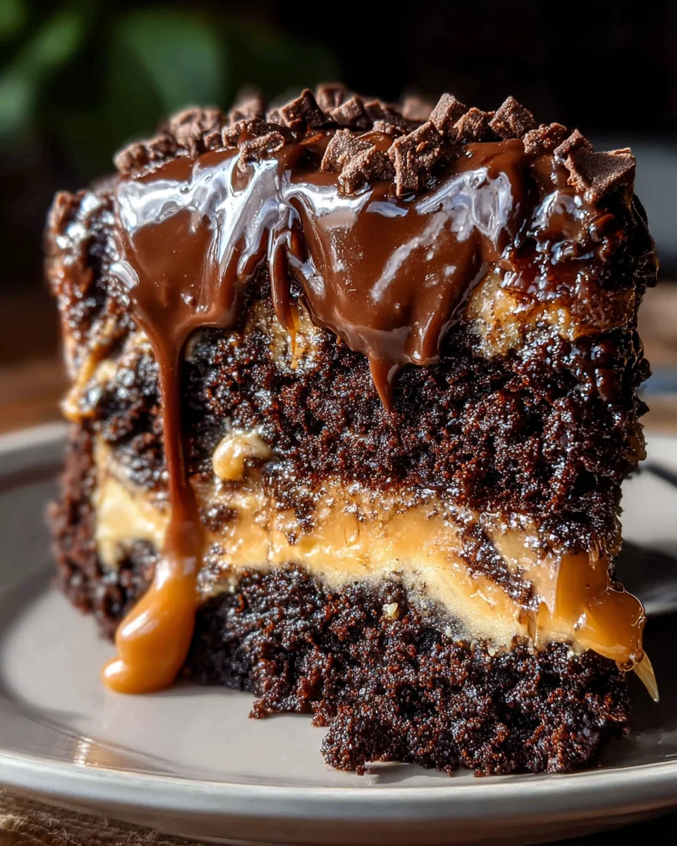 Chocolate Caramel Dump Cake Recipe 21 Chocolate