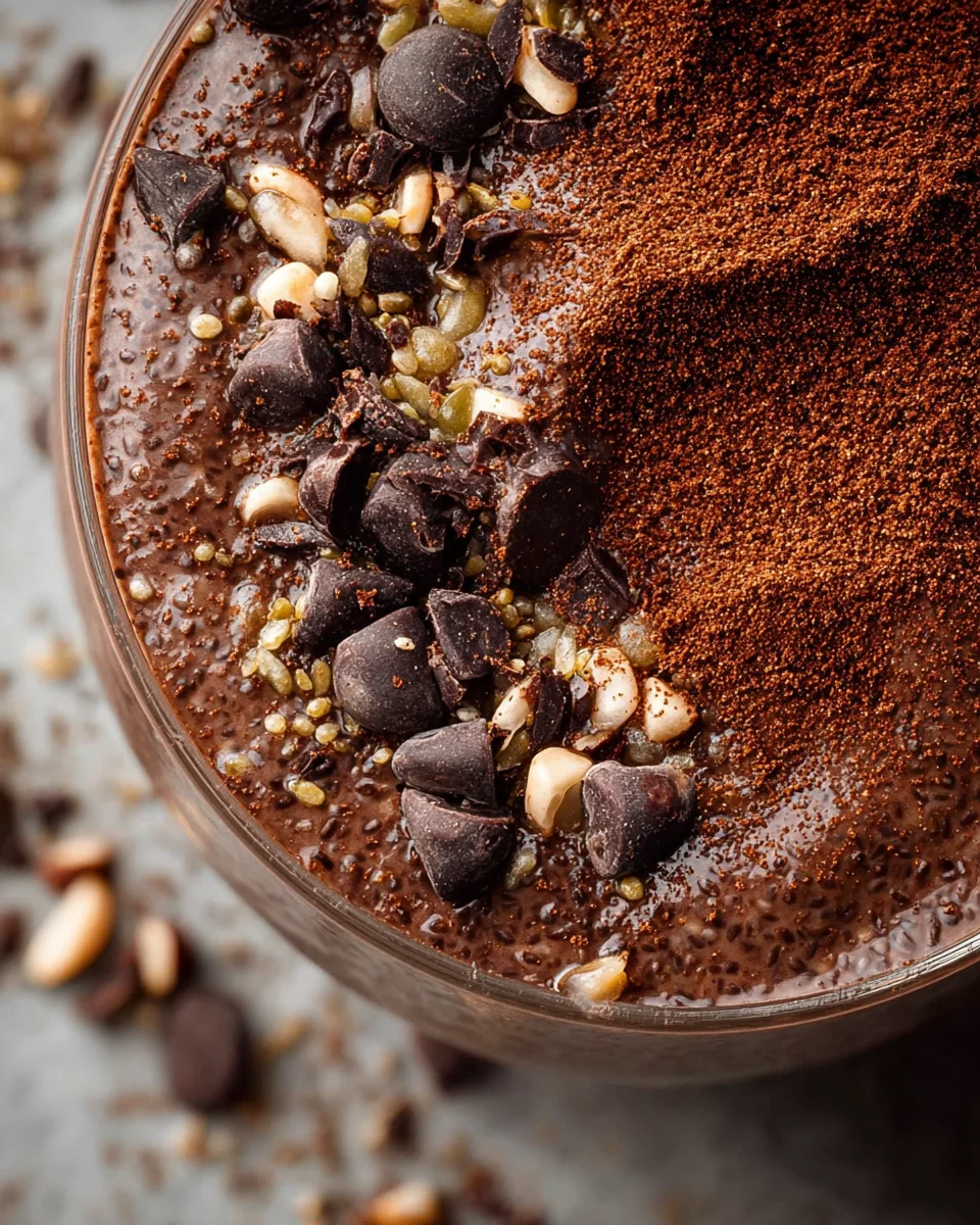 Chocolate Chia Pudding 16 Chocolate