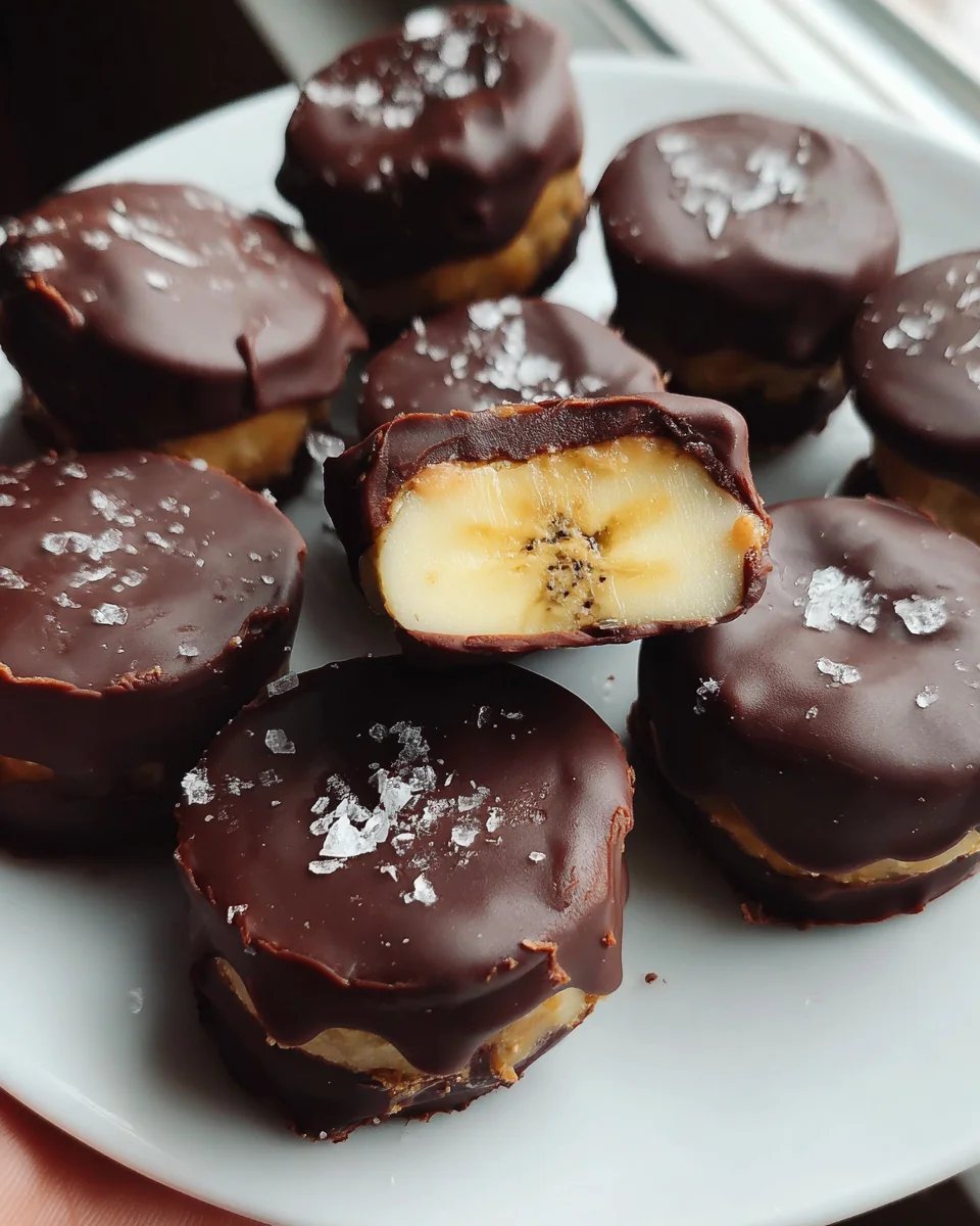 Chocolate Peanut Butter Banana Bites 16 Chocolate