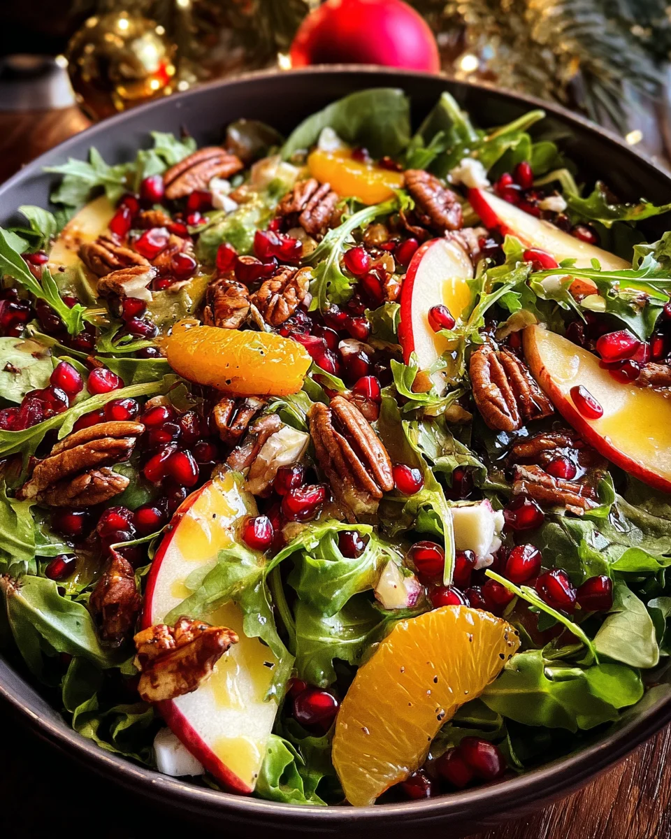 Christmas Salad with Honey Mustard Dressing 19 Christmas