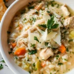 Creamy Chicken and Rice Soup 34 Creamy Chicken and Rice Soup