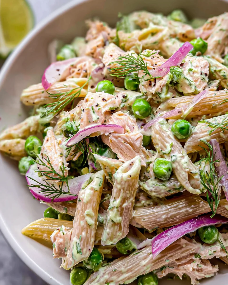 Creamy and Healthy Tuna Pasta Salad 19 Creamy