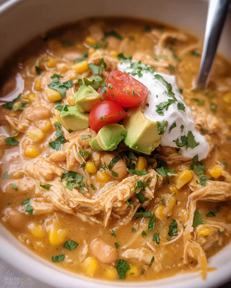 Crockpot White Chicken Chili