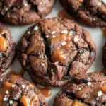 Double Chocolate Salted Caramel Cookies 28 Double Chocolate Salted Caramel Cookies