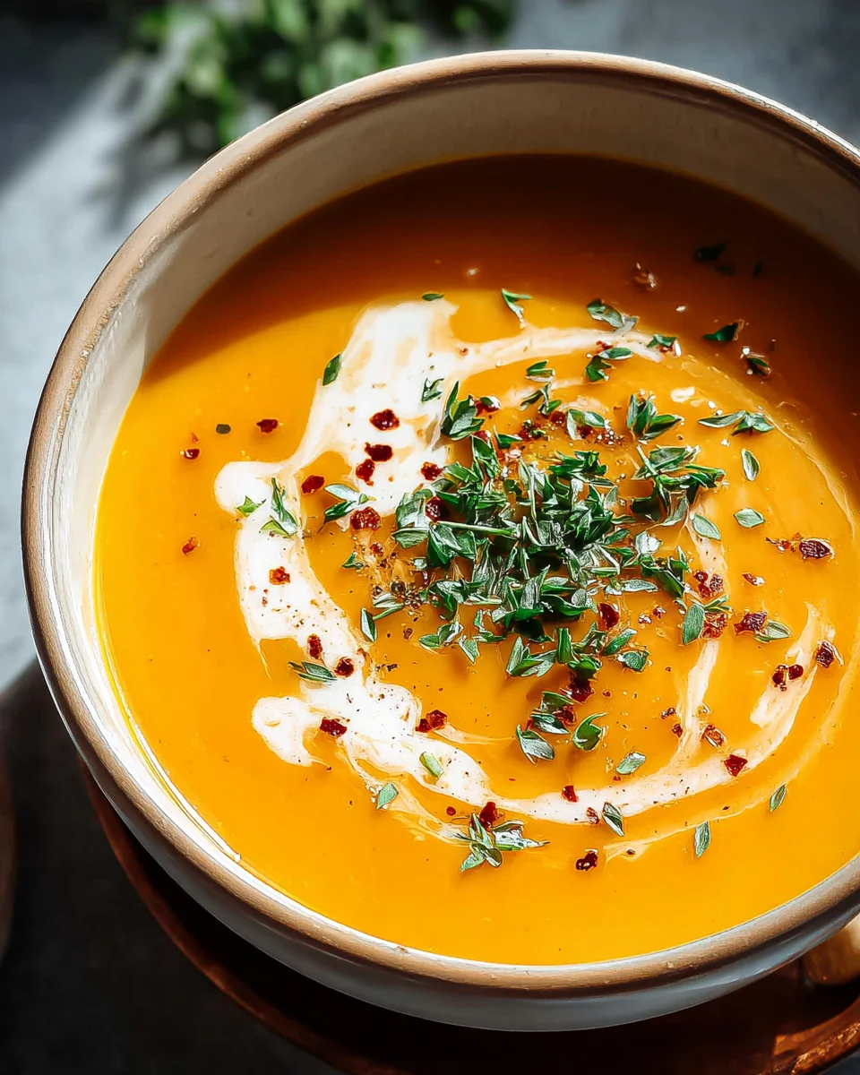 Easy Butternut Squash and Sweet Potato Soup 24 Easy