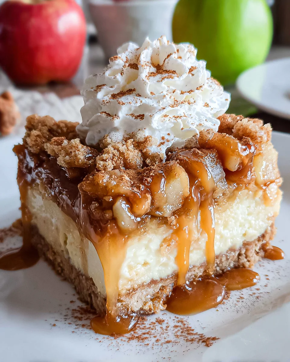 Easy Caramel Apple Cheesecake Bars 32 Easy