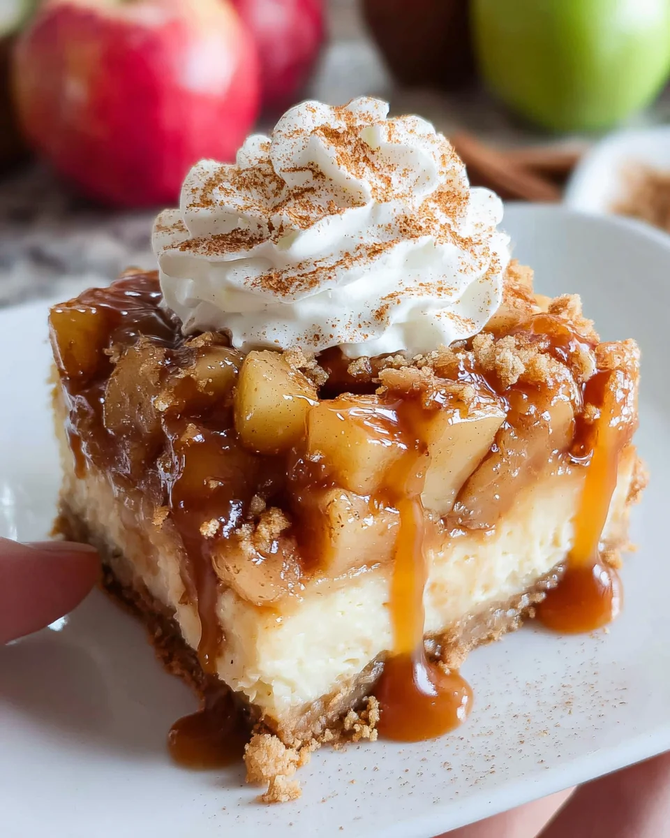 Easy Caramel Apple Cheesecake Bars 33 Easy