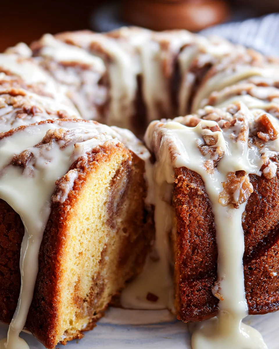 Easy Cinnamon Roll Bundt Cake