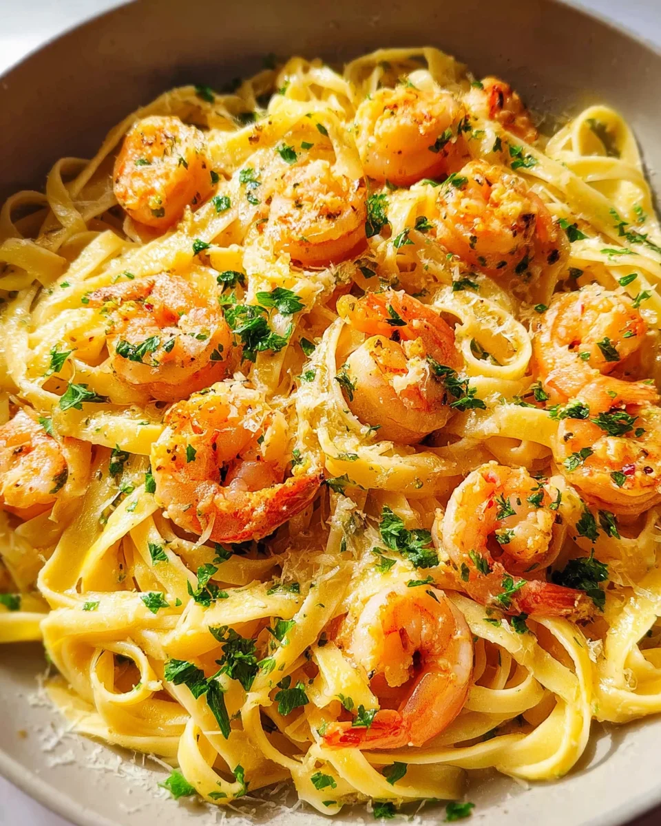 Garlic Butter Shrimp Pasta 18 Garlic