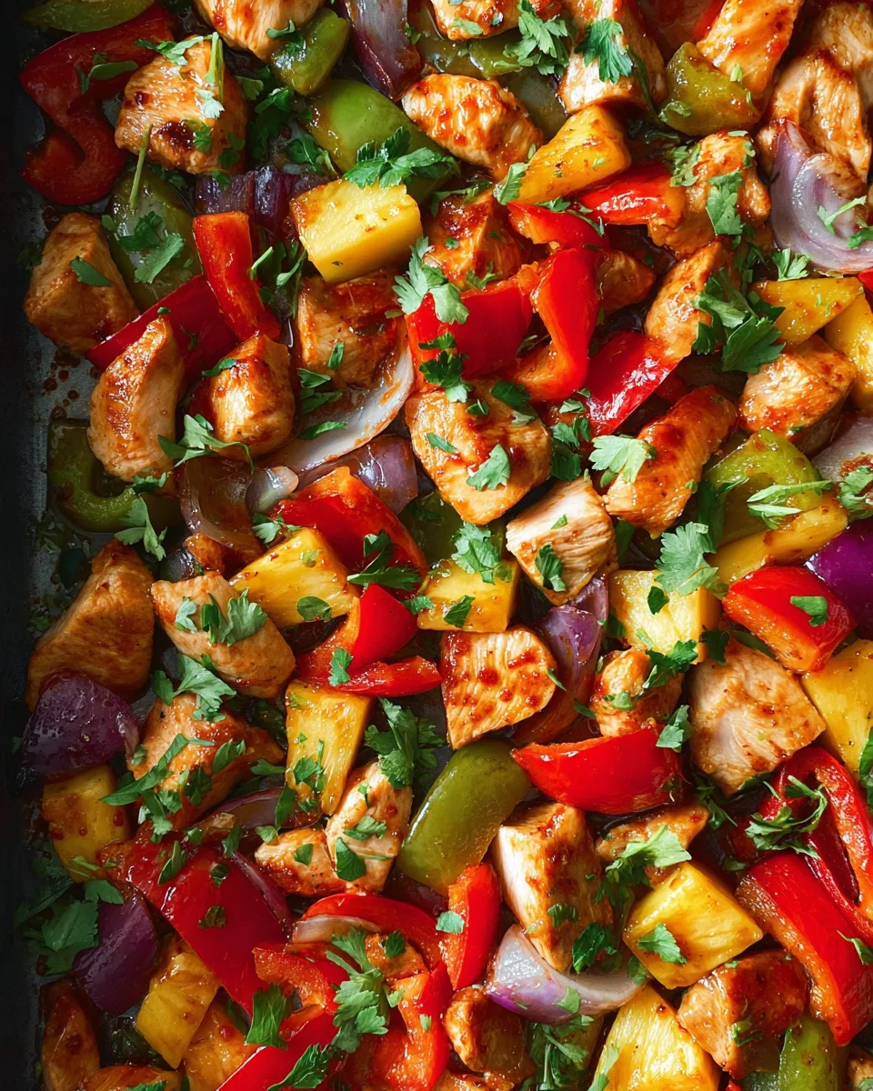 Hawaiian Chicken Sheet Pan 19 Hawaiian