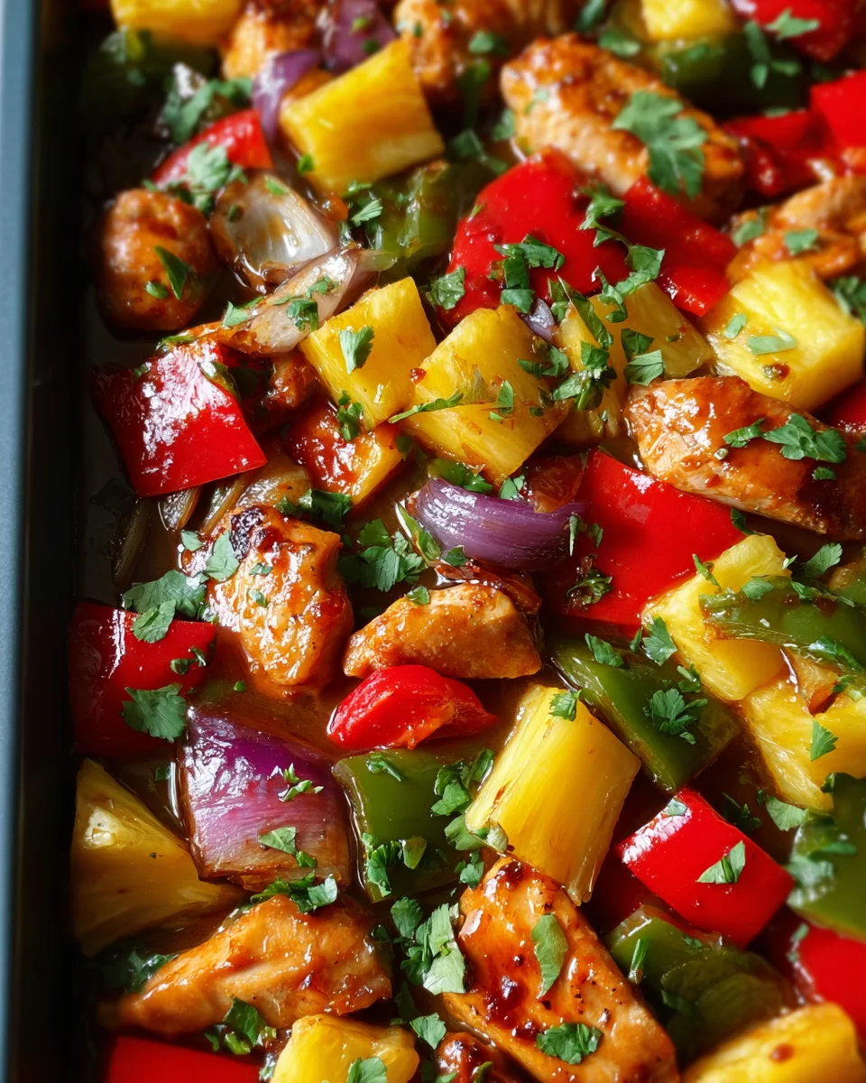 Hawaiian Chicken Sheet Pan 20 Hawaiian