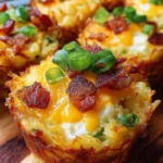Loaded Bacon and Egg Hash Brown Muffins
