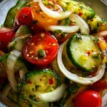 Marinated Cucumbers, Onions, and Tomatoes 19 Marinated Cucumbers, Onions, and Tomatoes