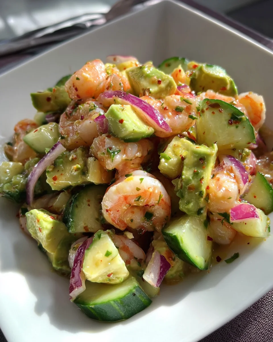 Mediterranean Keto Shrimp Salad