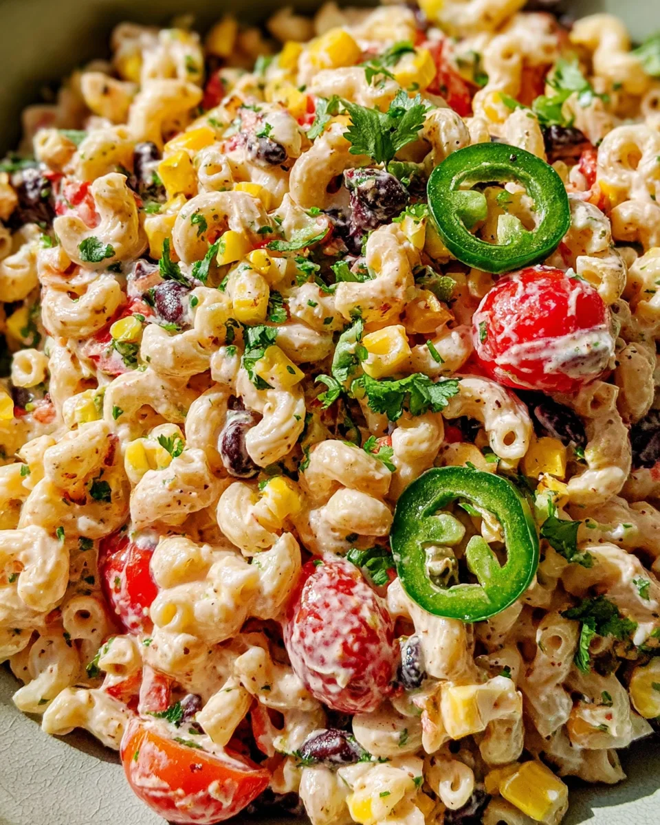 Mexican Macaroni Salad Recipe