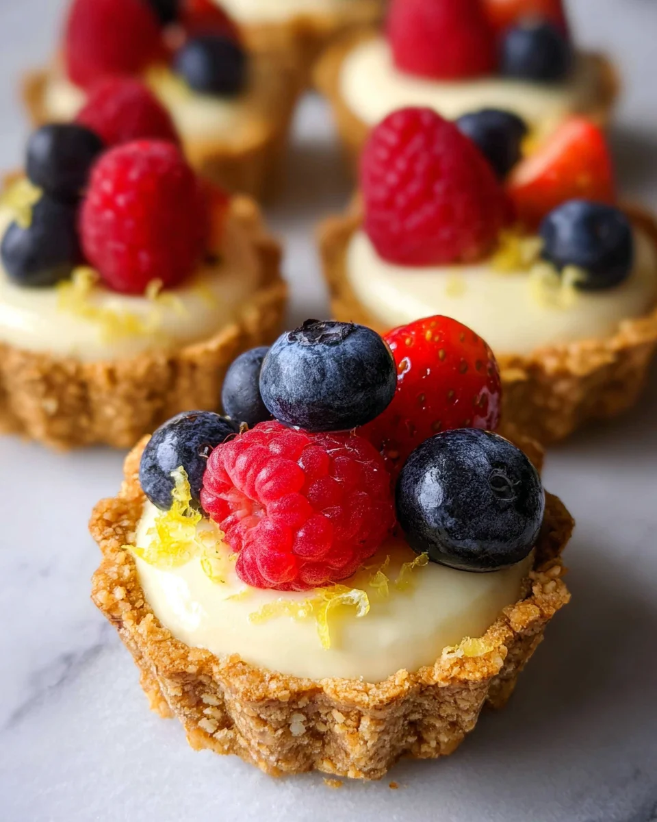 Mini Lemon Cheesecake Tarts 22 Mini