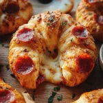 Mozzarella Pepperoni Croissant Rolls