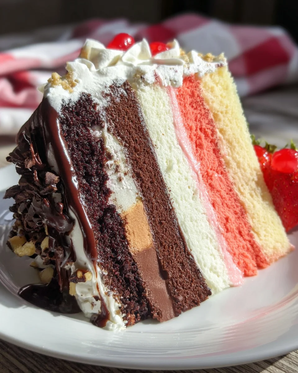Neapolitan Cake