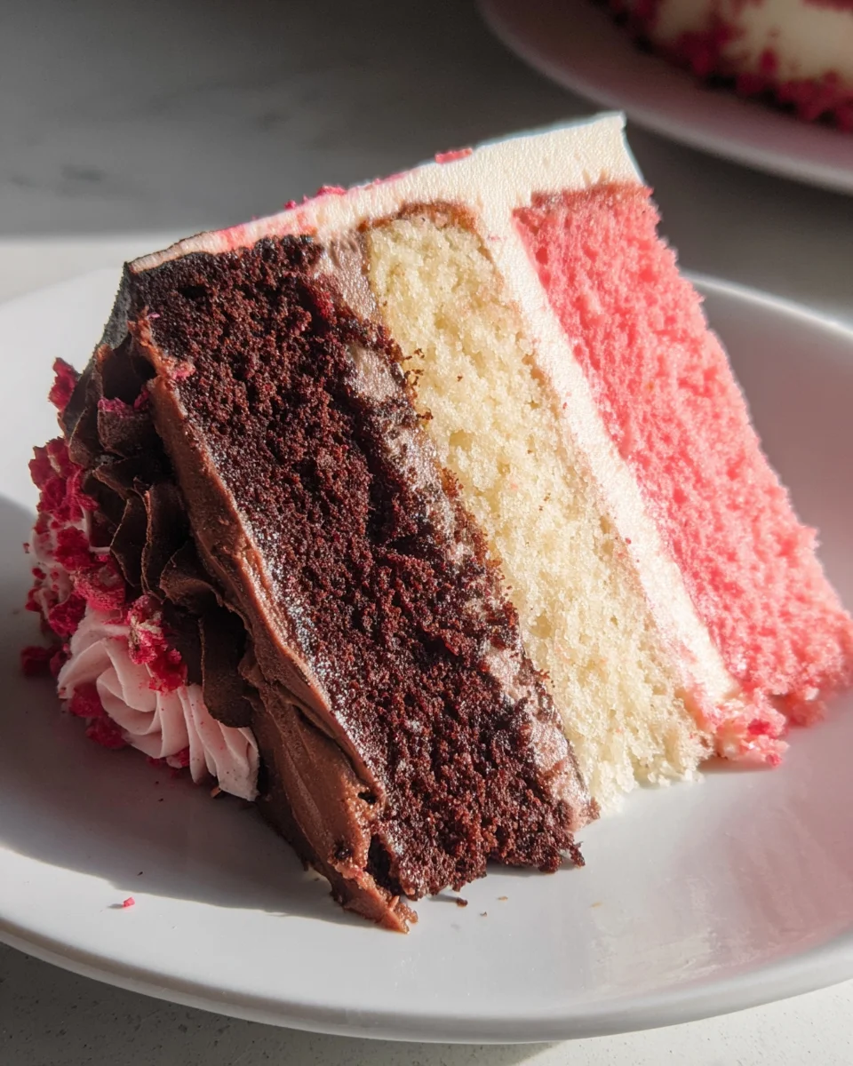 Neapolitan Layer Cake