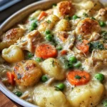 One Pot Gnocchi Chicken Pot Pie