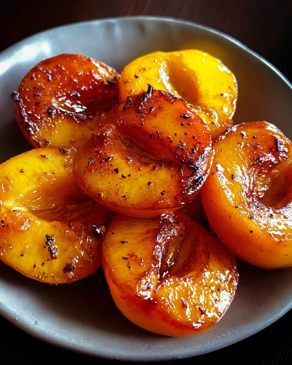 Pan Fried Peaches