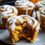 Pumpkin Cinnamon Roll Muffins