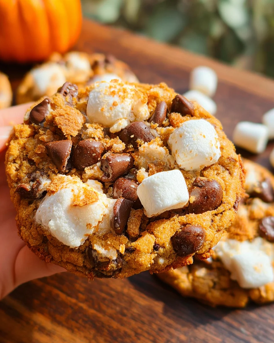 Pumpkin S'mores Cookies 28 Pumpkin