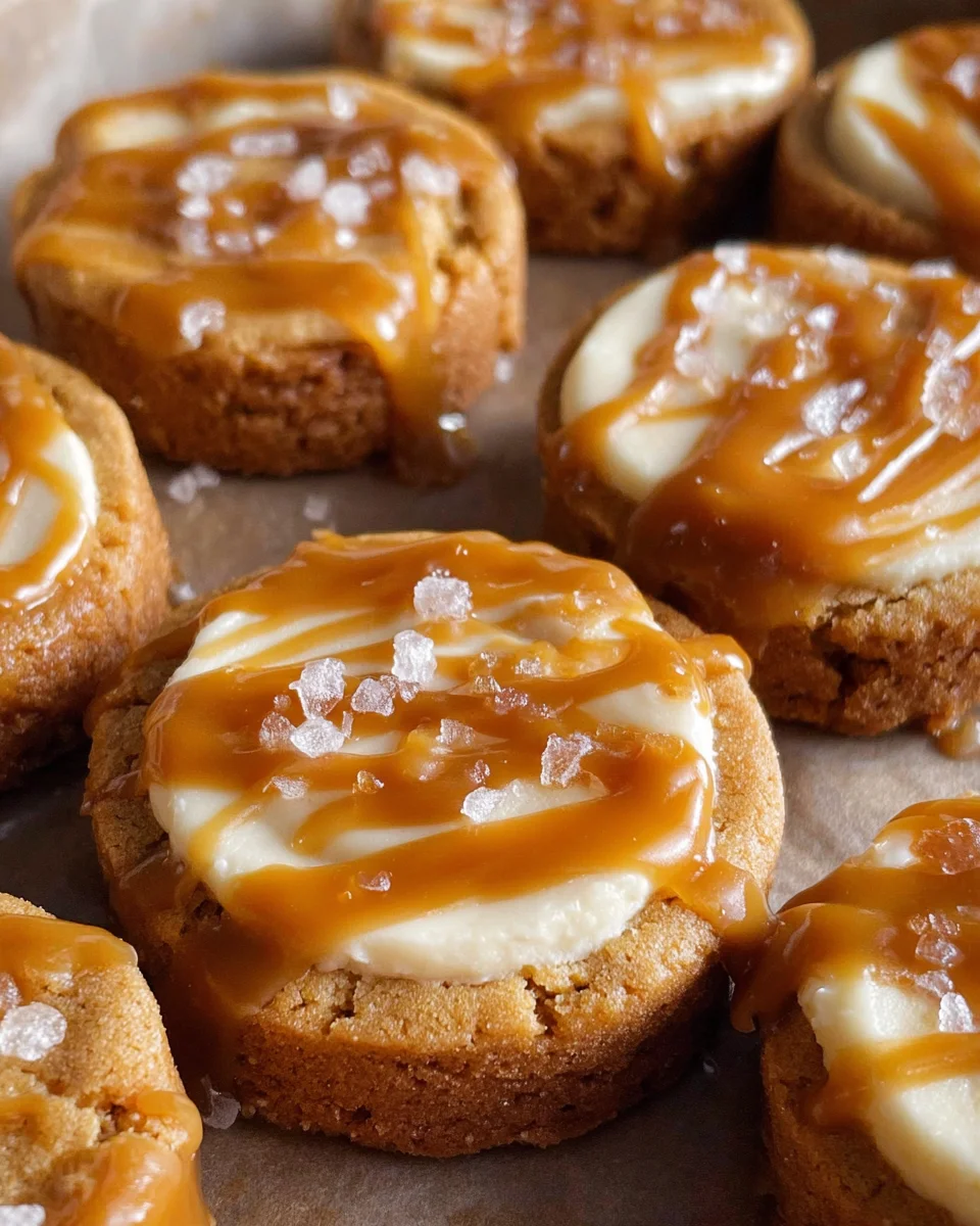 Salted Caramel Cheesecake Cookies Recipe
