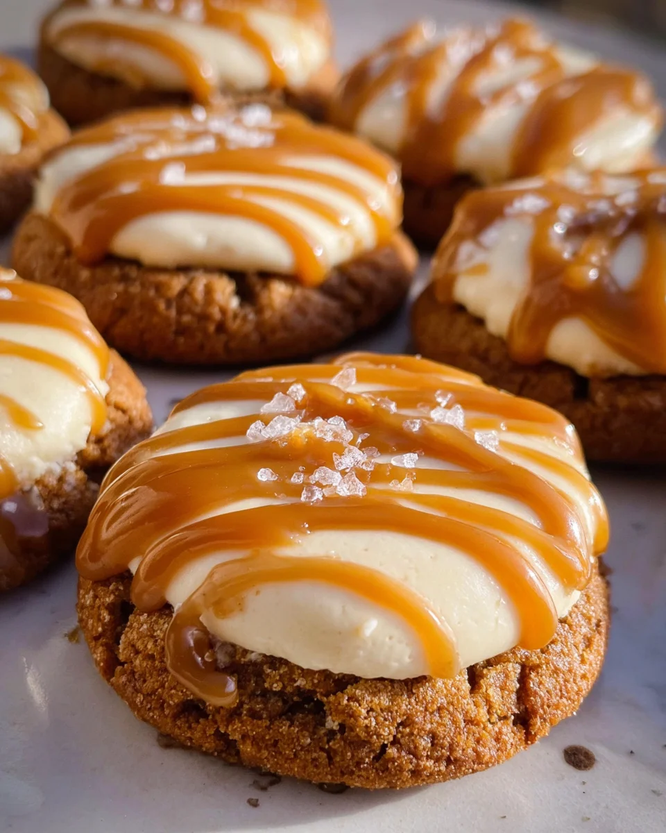 Salted Caramel Cheesecake Cookies Recipe 22 Salted