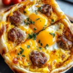 Sausage Egg and Cheese Breakfast Roll-Ups