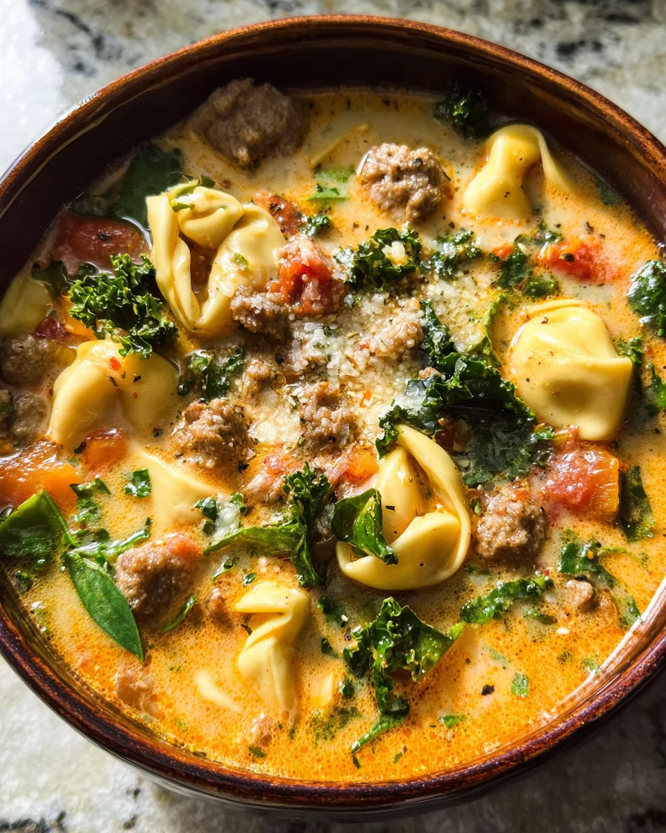 Sausage Tortellini Soup 18 Sausage