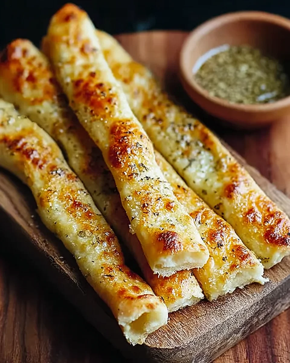 Sourdough Cheesy Breadsticks