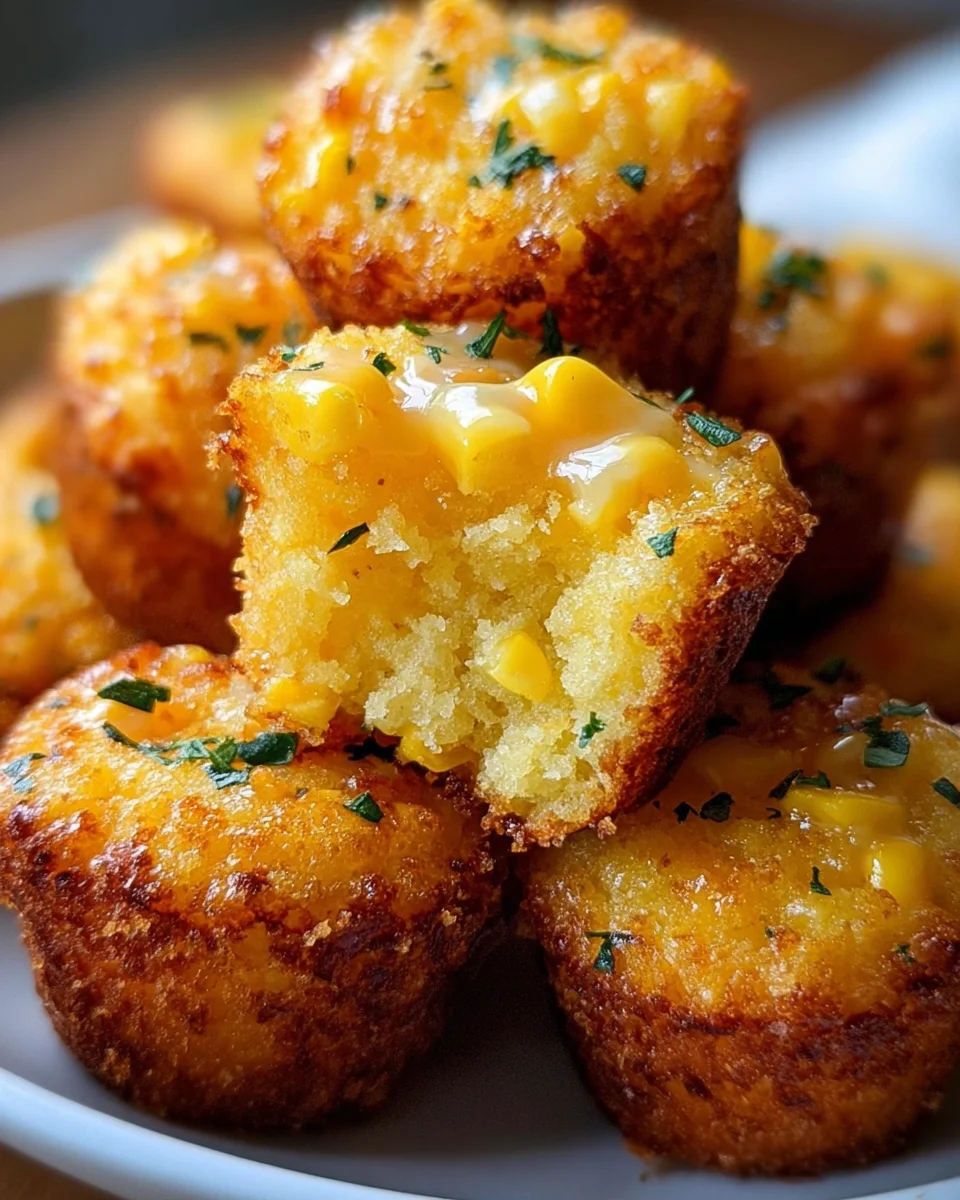 Southern-Style Honey Butter Cornbread Poppers