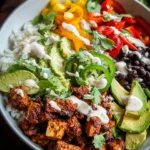 Spicy Baked Tofu Burrito Bowl 30 Spicy Baked Tofu Burrito Bowl