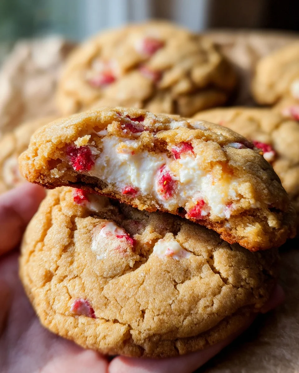 Strawberry Cheesecake Cookies 22 Strawberry