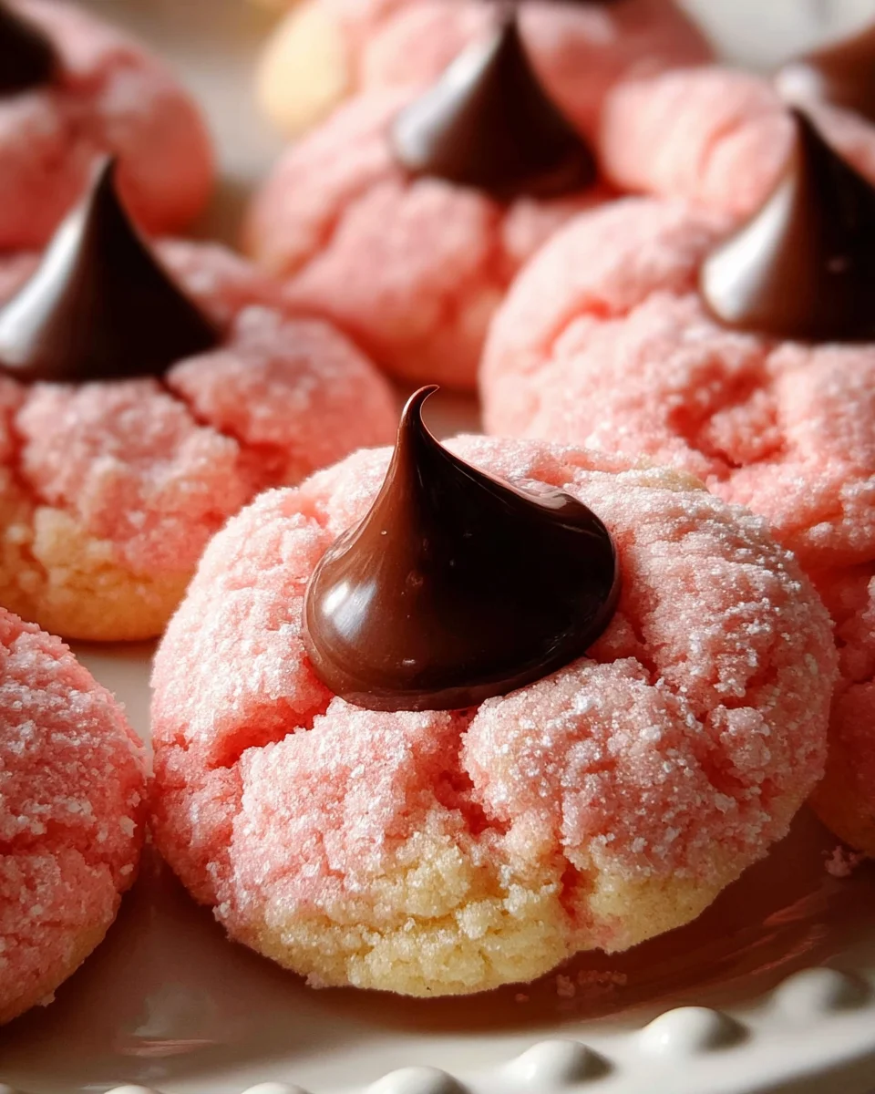 Strawberry Kiss Cookies Recipe
