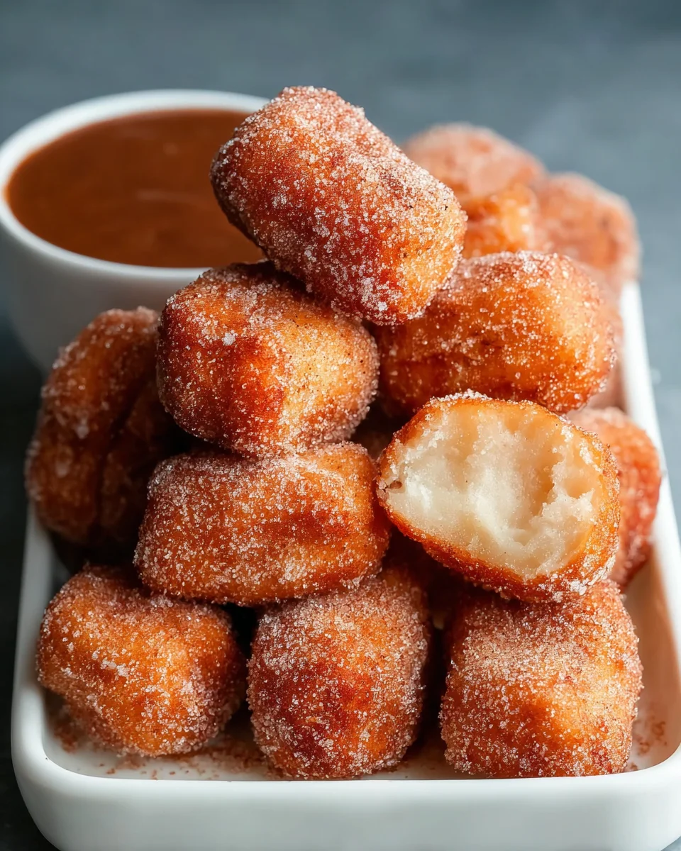 Sweet Air Fryer Churro Bites Recipe