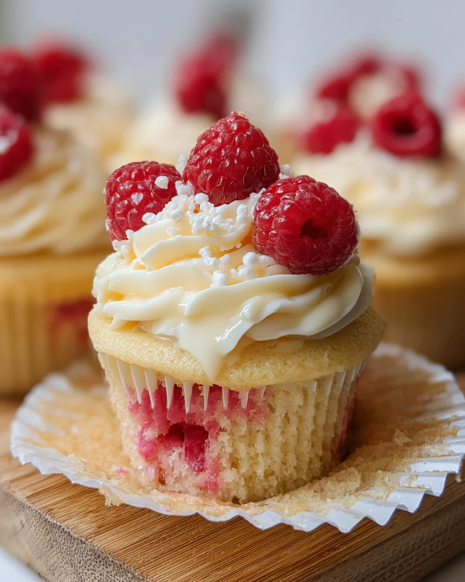 The Best White Chocolate Raspberry Cupcakes 24 The