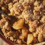 Autumn Spice Pear Cobbler