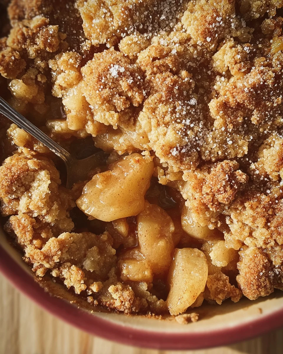 Autumn Spice Pear Cobbler